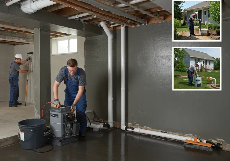 Basement Waterproofing and Flood Prevention process in Martinsville, IN